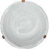 Candellux Duna plafoniera 1x60 W bianco-ottone 13-38718