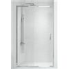 New Trendy New Corrina porta doccia 110 cm scorrevole alluminio lucida/vetro trasparente D-0182A