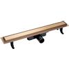 Laveo Basso canalina lineare con griglia 60 cm oro COB860D