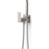 Tres Cuadro Exclusive rubinetto per bidet con set doccia da incasso acciaio 00612301AC