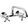Invena Roma rubinetto per lavabo a parete cromo BC-24-00S