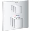 Grohe Grohtherm Cube rubinetto per vasca e doccia da incasso con termostato StarLight Chrome 24154000