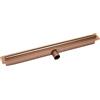 Laveo Slim canalina lineare con griglia 60 cm oro COS860D