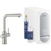 Grohe Blue rubinetto da cucina con filtro verticale SuperSteel 31539DC0