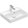Villeroy & Boch Collaro lavabo 50x40 cm rettangolare a parete-da mobile bianco 433450R1