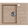 Alveus Rock lavello in granito 59.5x47.5 cm grigio/grafite/inox 4213002