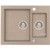 Alveus Rock lavello in granito 59.5x47.5 cm grigio/grafite/inox 4218002
