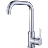 Laveo Lena rubinetto da cucina verticale cromo BKU065D