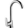 Laveo Rondo rubinetto da cucina verticale cromo BLX068D