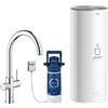 Grohe Red rubinetto da cucina con boiler verticale StarLight Chrome 30079001