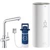 Grohe Red rubinetto da cucina con boiler verticale StarLight Chrome 30325001