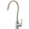 Kuchinox Elza rubinetto da cucina verticale cromo-beige BKE461D