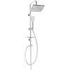 Invena Nyks set doccia a parete con soffione cromo AU-32-001