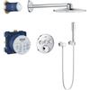 Grohe SmartControl set doccia da incasso con termostato StarLight Chrome 34709000