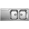 Blanco Dinas 8 S lavello in acciaio 116x50 cm acciaio 523376