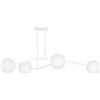 Emibig Halldor lampada da soffitto 4x10 W bianco-latte 1025/4