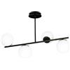 Emibig Bior lampada da soffitto 4x10 W nero 1020/4