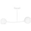 Emibig Halldor lampada da soffitto 2x10 W bianco-latte 1025/2