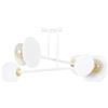 Emibig Minerva lampada da soffitto 4x15 W bianco 613/4