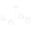 Emibig Bior lampada da soffitto 4x10 W bianco 1021/4
