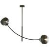 Emibig Hunter Stripe lampada da soffitto 2x10 W ottone-trasparente 1101/2