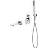 Cersanit Set set doccia Cersanit Mille S951-522, rubinetto per vasca e doccia Cersanit Mille S951-342, S951-711
