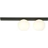 Emibig Fit lampada da soffitto 2x10 W nero-opale 1124/2