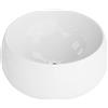 LaVita Graciosa lavabo 41x41 cm rotonda da appoggio bianco 5908211470870