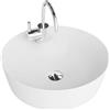 LaVita Caribe lavabo 43.5x43.5 cm rotonda da appoggio bianco 5908211479415