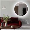 Smartwoods Electra specchio 80x80 cm rotonda con illuminazione bianco 5904107903866