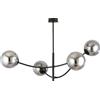 Emibig Hunter lampada da soffitto 4x10 W nero-grafite 1100/4