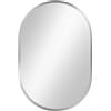 Baltica Design Tiny Border Pastille specchio 40x95 cm ovale argento 5904107904894