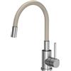 Quadron Maggie rubinetto da cucina verticale acciaio inossidabile-beige 3323503BE