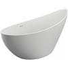 Polimat Zoe vasca da bagno freestanding 180x80 cm ovale bianco 00256