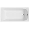 Polimat Classic Slim vasca da bagno rettangolare slim 170x70 cm bianco 00291