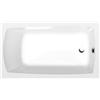 Polysan Lily vasca da bagno rettangolare 130x70 cm bianco 77511