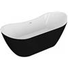 Polimat Abi vasca da bagno freestanding 180x80 cm ovale bicolore 00044