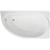 Polimat Miki vasca da bagno angolare 145x85 cm destra bianco 00420