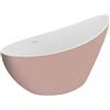 Polimat Zoe vasca da bagno freestanding 180x80 cm ovale bicolore 00410
