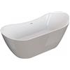 Polimat Abi vasca da bagno freestanding 180x80 cm ovale bicolore 00403