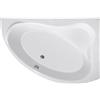 Aqualine Orava vasca da bagno angolare 148x90 cm destra bianco G1591