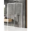New Trendy Prime White box doccia 90x80 cm rettangolare bianco opaca/vetro trasparente K-1538