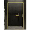 New Trendy Prime Light Gold porta doccia 100 cm scorrevole oro lucida/vetro trasparente D-0420A