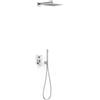 Tres Cuadro-Tres set doccia da incasso con soffione cromo 00628004