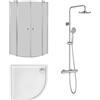 Roca Set set doccia Roca Victoria A5A9F18C00, box doccia Roca Capital AM4308012M, A276258000