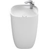 Roca Beyond lavabo 50x45 cm rotonda freestanding bianco A3270B0620