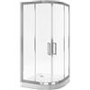 Actima Seria 600 box doccia 90x90 cm semicircolare cromo lucida/vetro trasparente KAAC.1901.900.LP