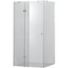 Hagser Gisa box doccia 100x90 cm rettangolare cromo lucida/vetro trasparente HGR40000020