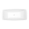 Hagser Elisa vasca da bagno freestanding 150x75 cm rettangolare bianco HGR10000012