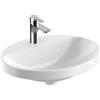 Geberit Variform lavabo 55x45 cm ovale da incasso bianco 500.723.01.2